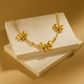 Golden Charm Bow Bracelet