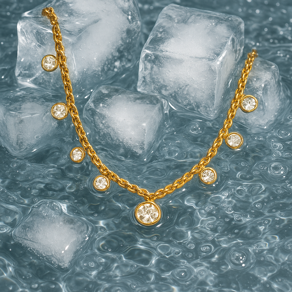 Golden Dusk Crystal Necklace