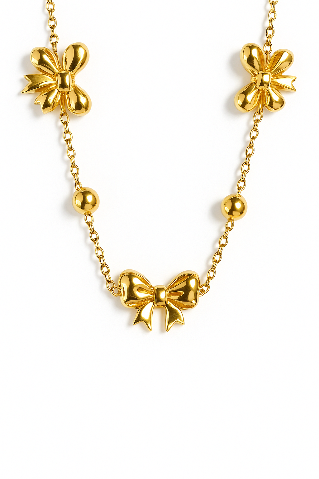 Golden Charm Bow Bracelet