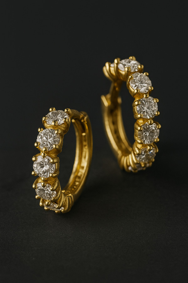 Eterna Luxe Hoop Earrings