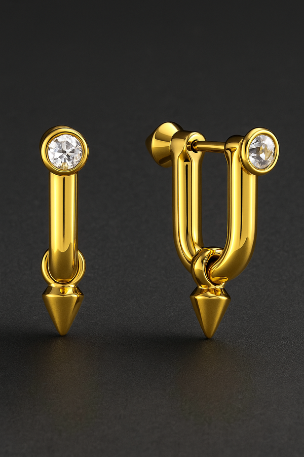 Luna Spike  Stud Earrings